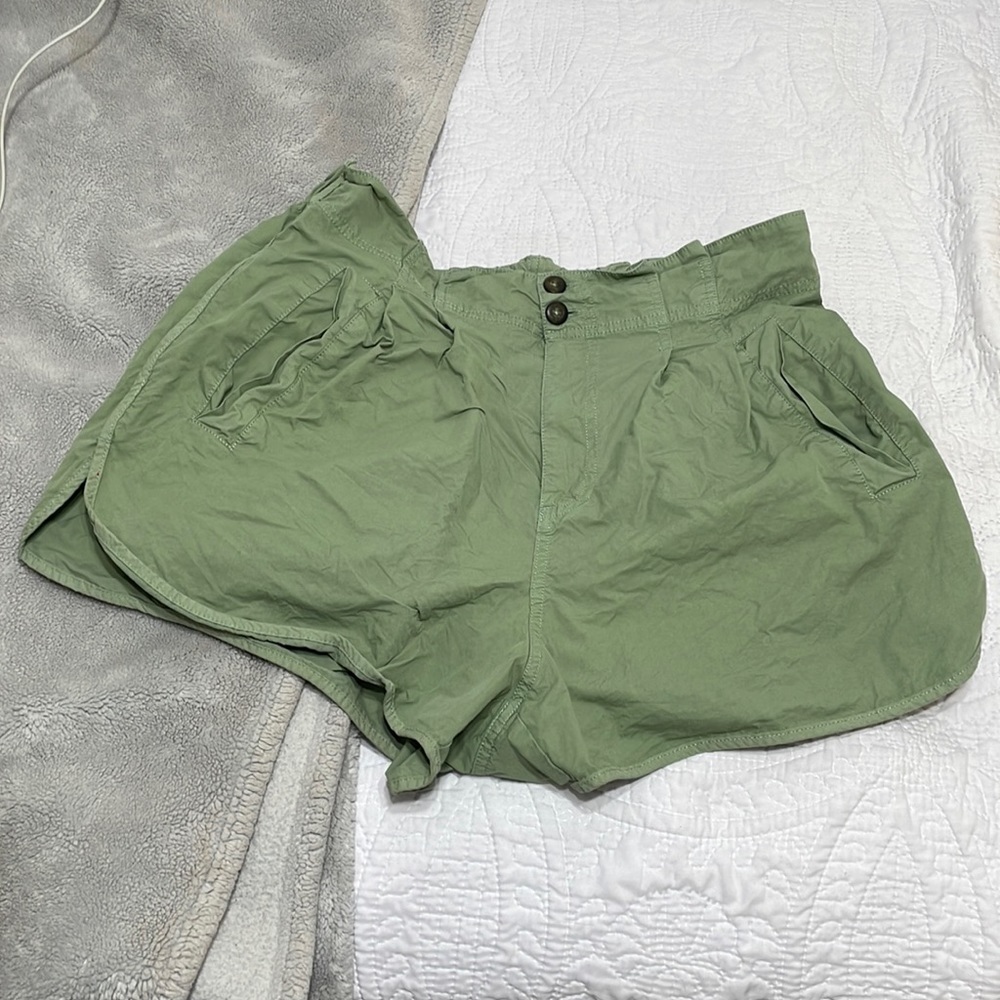 Free People Green Women's Shorts